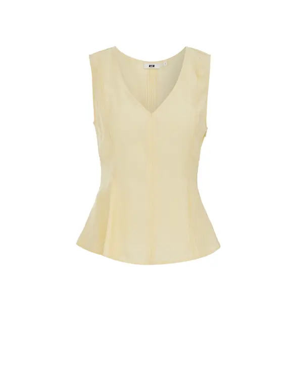 WE Fashion WE Fashion Top  pastelno rumena