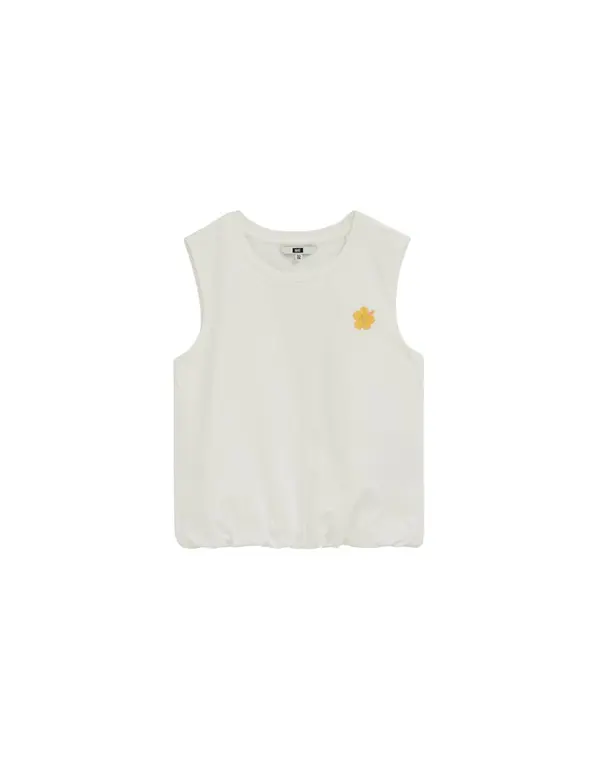 WE Fashion WE Fashion Top  rumena / bela