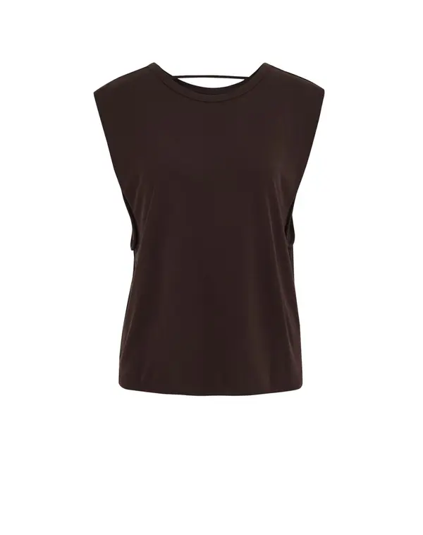 WE Fashion WE Fashion Top  temno rjava