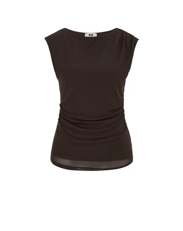 WE Fashion WE Fashion Top  temno rjava