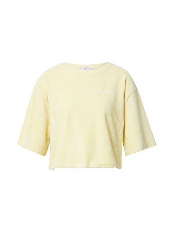 WEARKND WEARKND Majica  svetlo rumena / bela