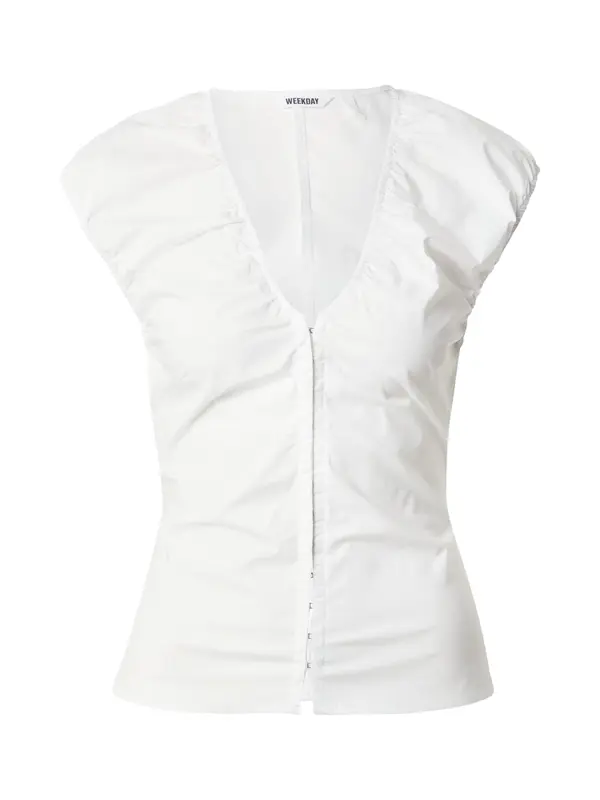 WEEKDAY WEEKDAY Bluza 'Lise'  bela