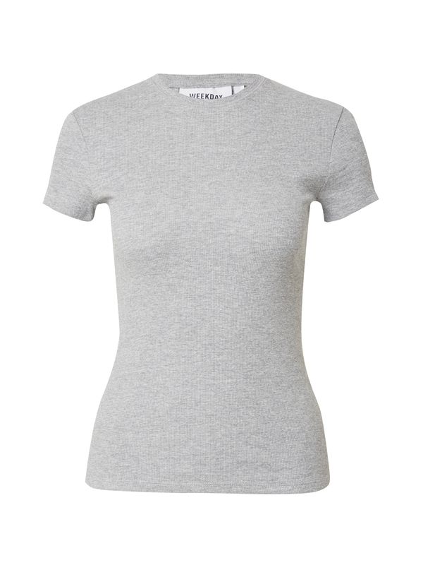 WEEKDAY WEEKDAY Majica  pegasto siva