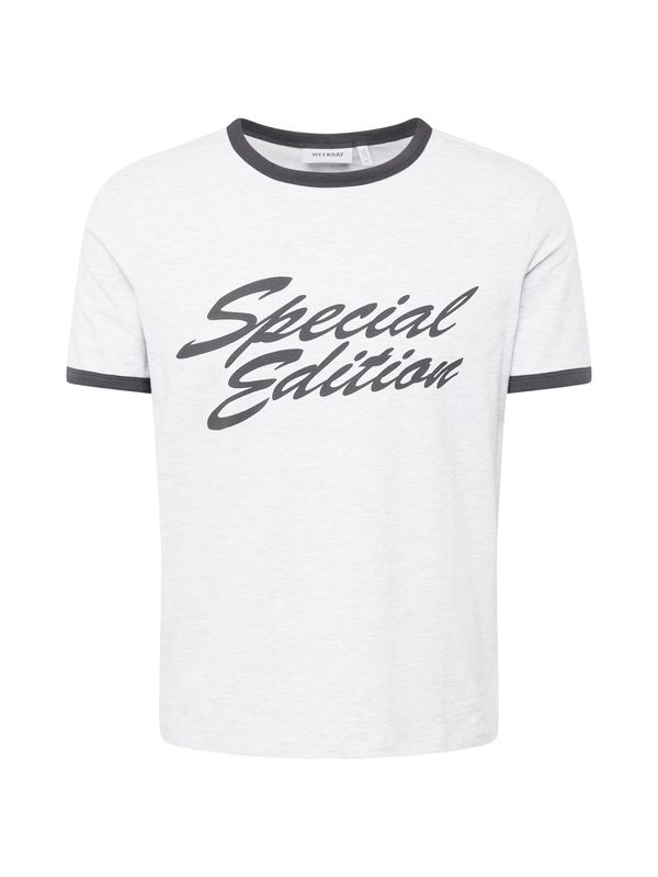 WEEKDAY WEEKDAY Majica  temno siva / pegasto siva