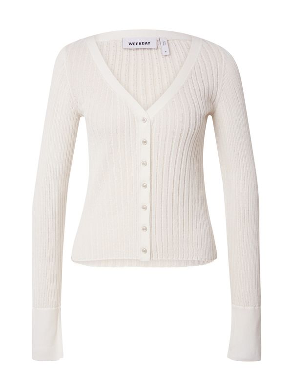 WEEKDAY WEEKDAY Pletena jopa 'Jada'  bela