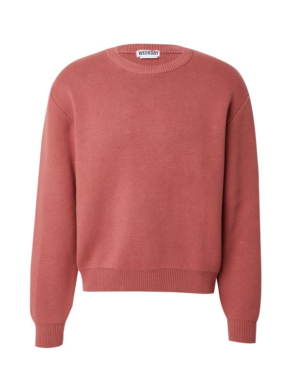 WEEKDAY WEEKDAY Pulover 'Emilio'  rdeča