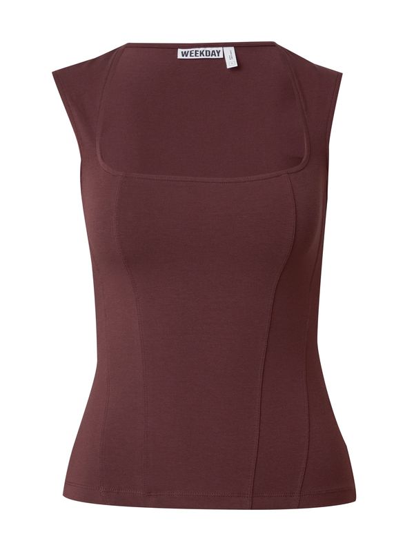 WEEKDAY WEEKDAY Top 'Elin'  burgund