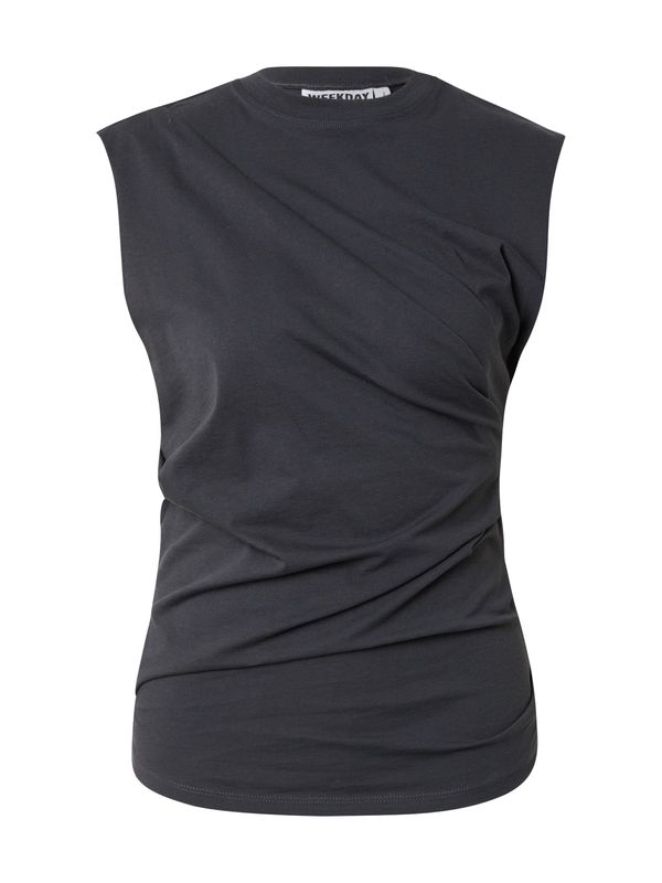 WEEKDAY WEEKDAY Top 'Luna'  temno siva