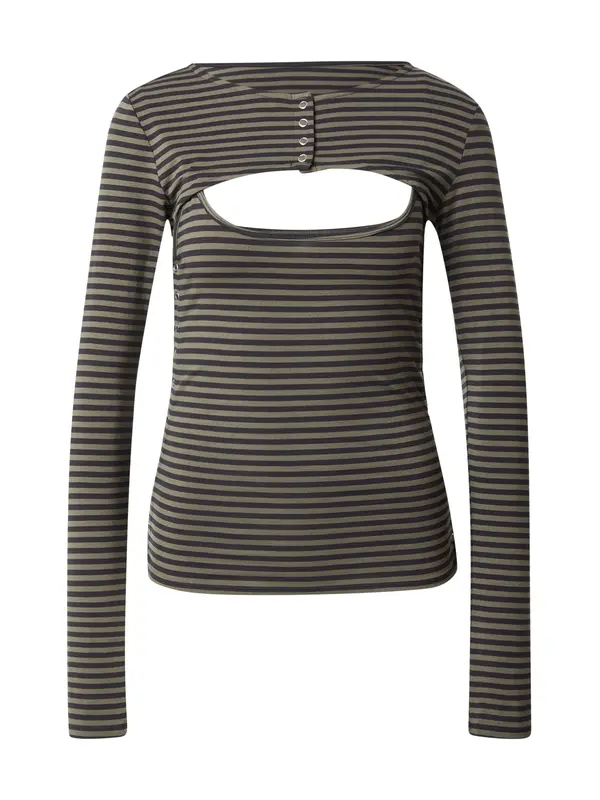 WEEKDAY WEEKDAY Top 'Ray'  temno zelena / črna