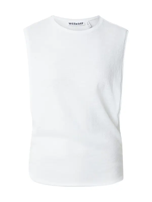 WEEKDAY WEEKDAY Top z naramnicami 'Sarah'  bela