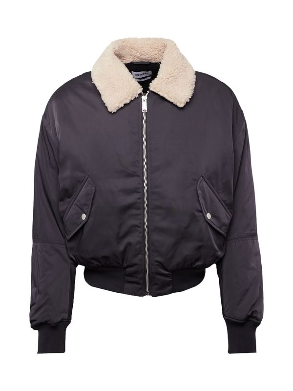 WEEKDAY WEEKDAY Zimska jakna 'Timo'  antracit / volneno bela