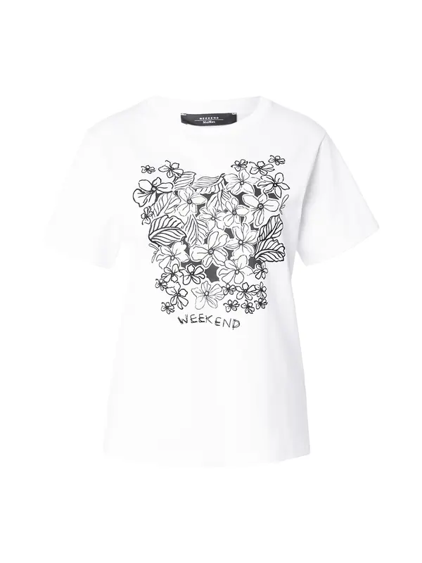 Weekend Max Mara Weekend Max Mara Majica 'BORA'  črna / bela