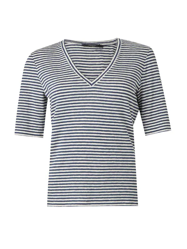 Weekend Max Mara Weekend Max Mara Majica 'DOPZIONE'  marine / bela