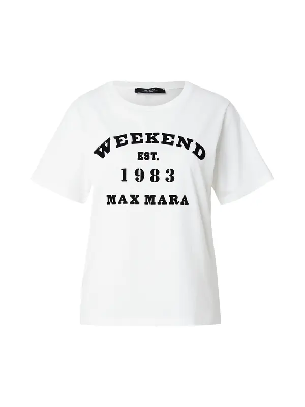 Weekend Max Mara Weekend Max Mara Majica 'TENUE'  črna / bela