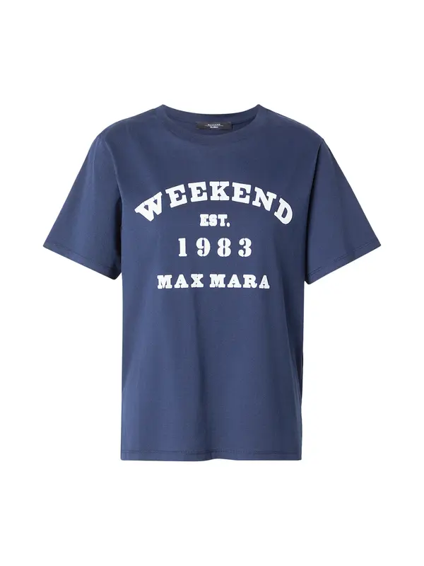 Weekend Max Mara Weekend Max Mara Majica 'TENUE'  marine / bela