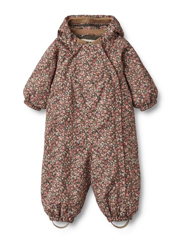 Wheat Wheat Funkcionalna obleka 'Adi'  ecru / svetlo zelena / rubin rdeča / črna