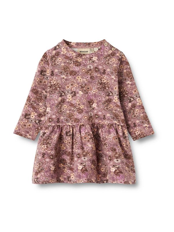 Wheat Wheat Obleka  temno rjava / pastelno rumena / mauve / orhideja