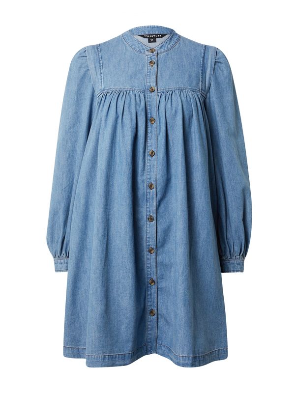 Whistles Whistles Dolga srajca 'CHAMBRAY'  moder denim