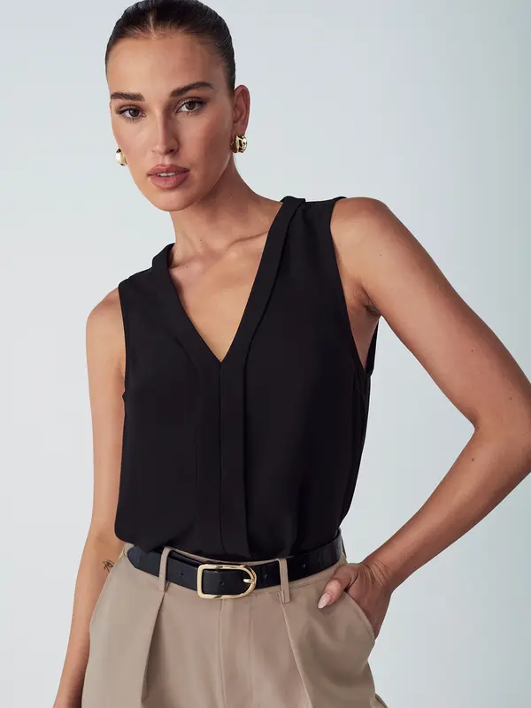 Willa Willa Bluza 'DELRAY BLOUSE'  črna