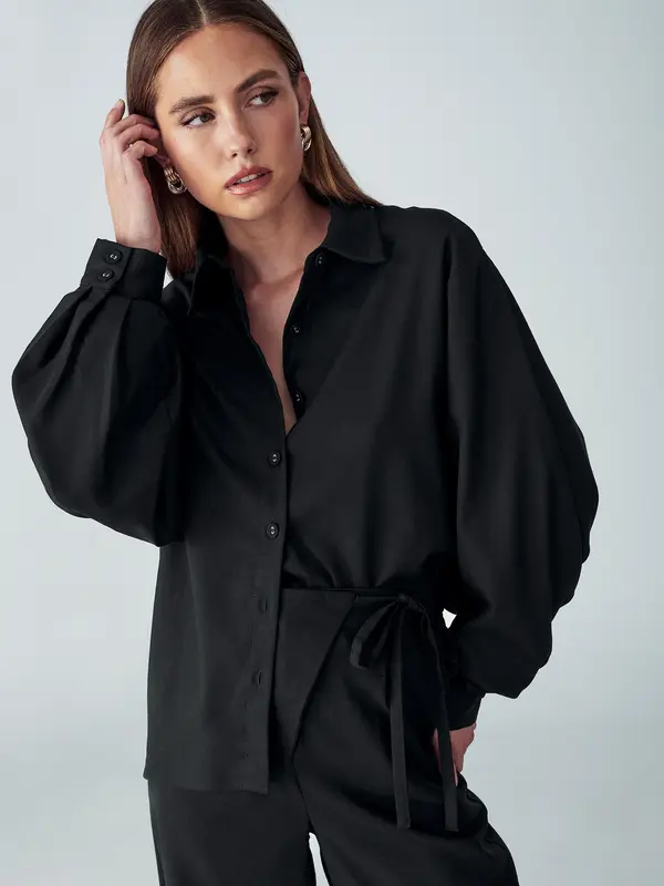 Willa Willa Bluza 'Lagoon'  črna