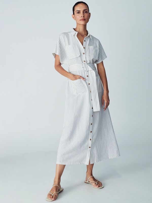 Willa Willa Dolga srajca 'Wichita'  črna / bela