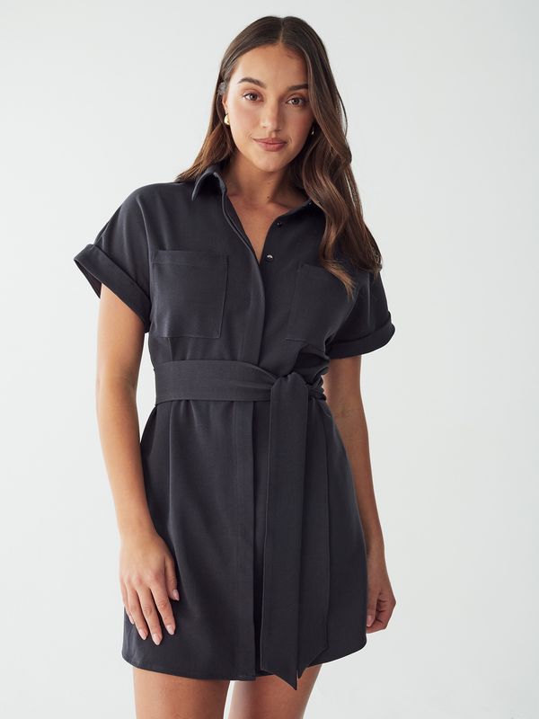 Willa Willa Dolga srajca 'WILHELMINA'  antracit