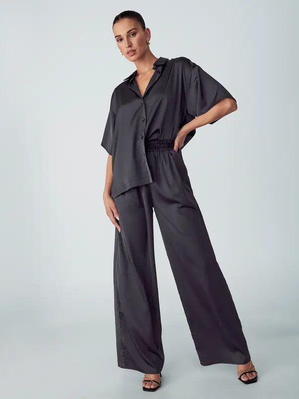 Willa Willa Hlače 'SKY PANTS'  antracit