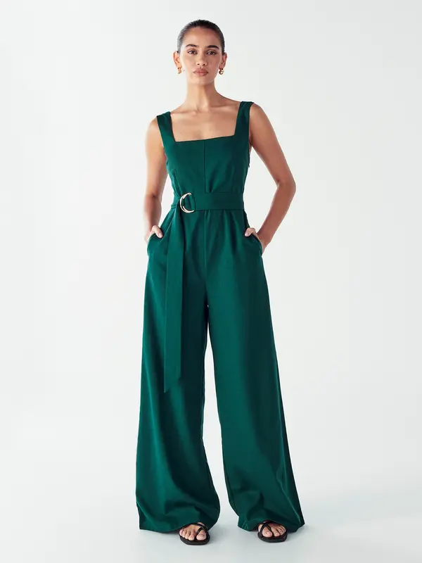 Willa Willa Kombinezon 'GRACES JUMPSUIT'  zelena