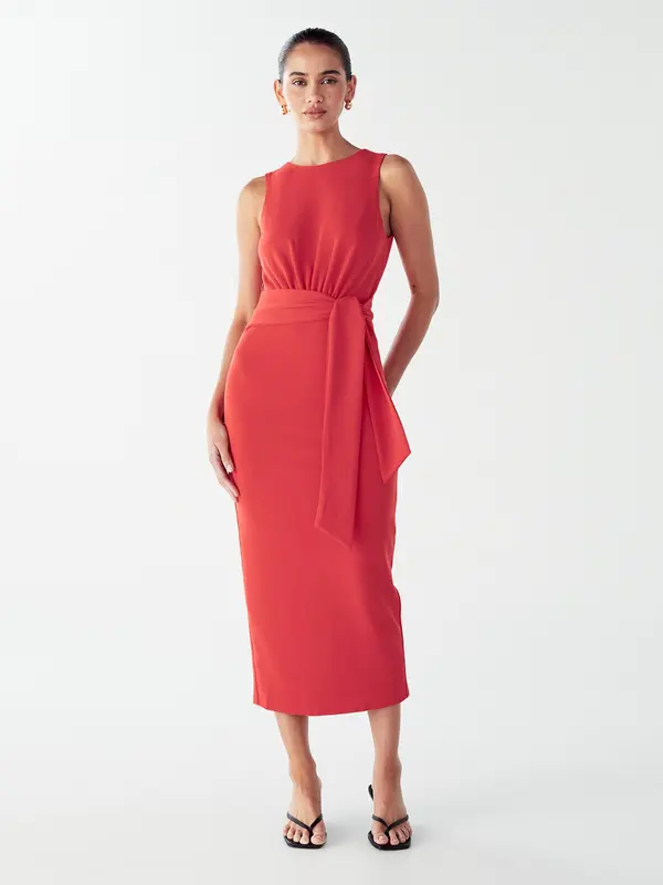 Willa Willa Obleka 'ALEDA MIDI DRESS'  korala