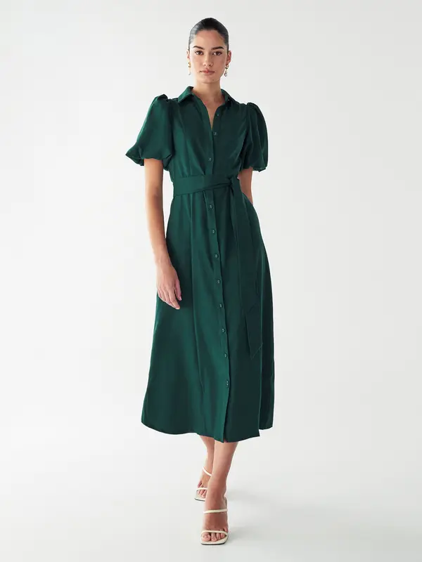 Willa Willa Obleka 'ARIANE DRESS'  zelena