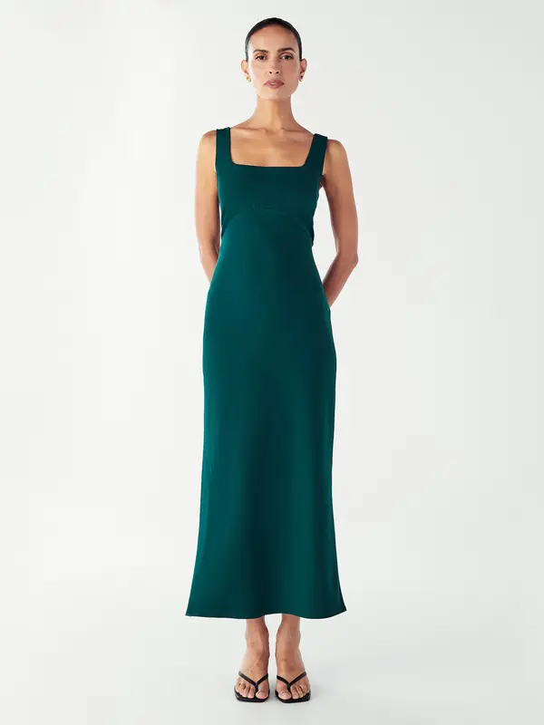 Willa Willa Obleka 'HALLEE MIDI DRESS'  zelena