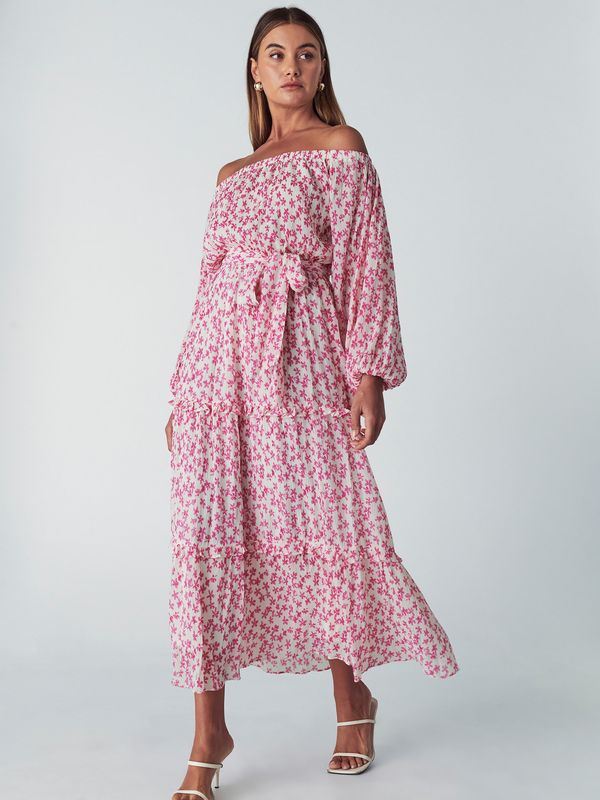 Willa Willa Obleka 'Janys'  roza / bela