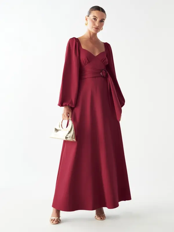 Willa Willa Obleka 'Knoll'  bordo