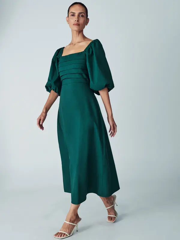 Willa Willa Obleka 'Sanna'  temno zelena