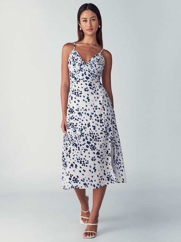 Willa Willa Poletna obleka 'Luelle'  modra / mornarska / bela