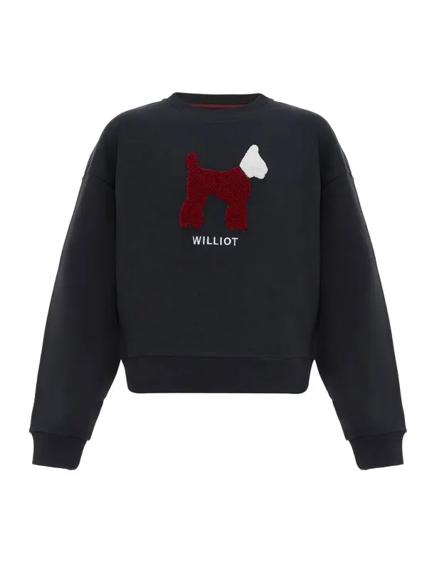 Williot Williot Majica  mornarska / burgund / bela