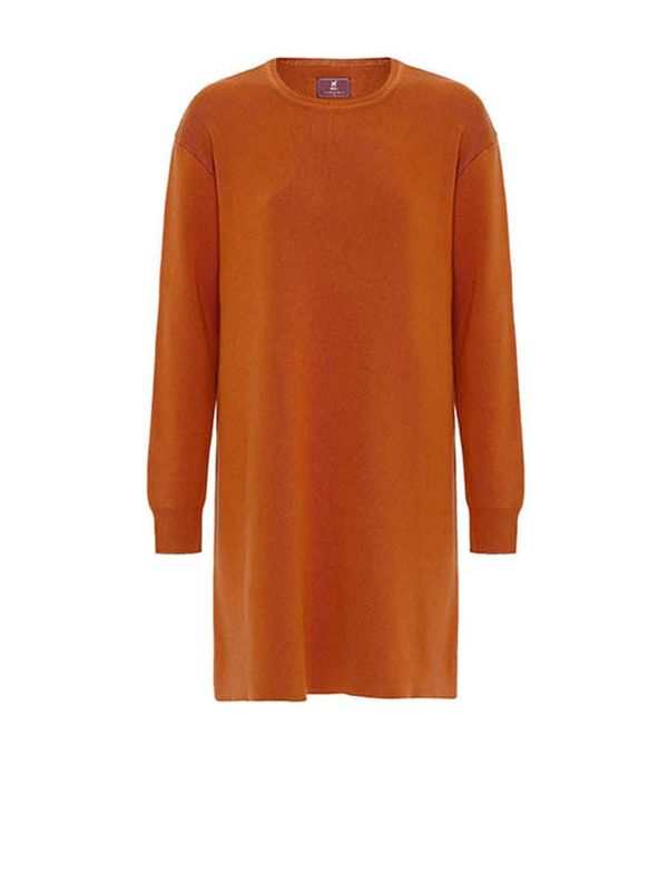 Williot Williot Pletena obleka 'Josefa'  konjak