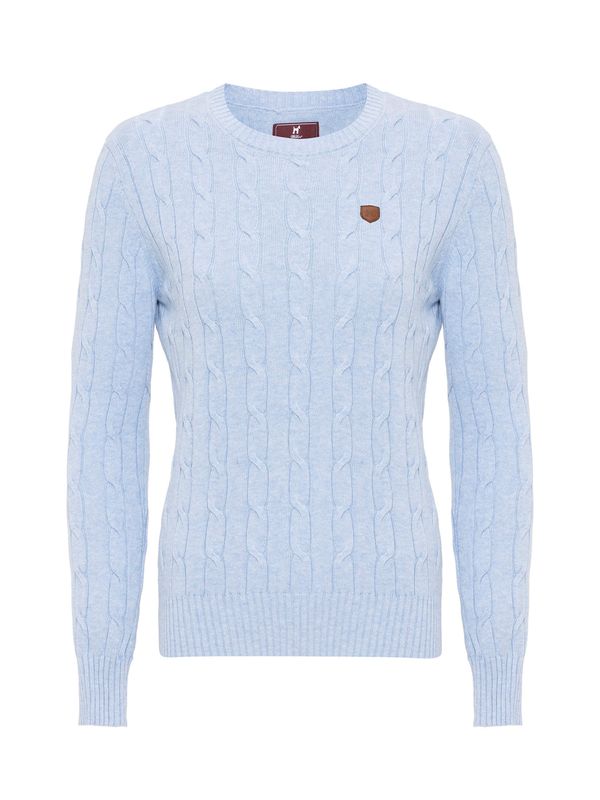 Williot Williot Pulover 'Fuerteventura'  modra / rjava