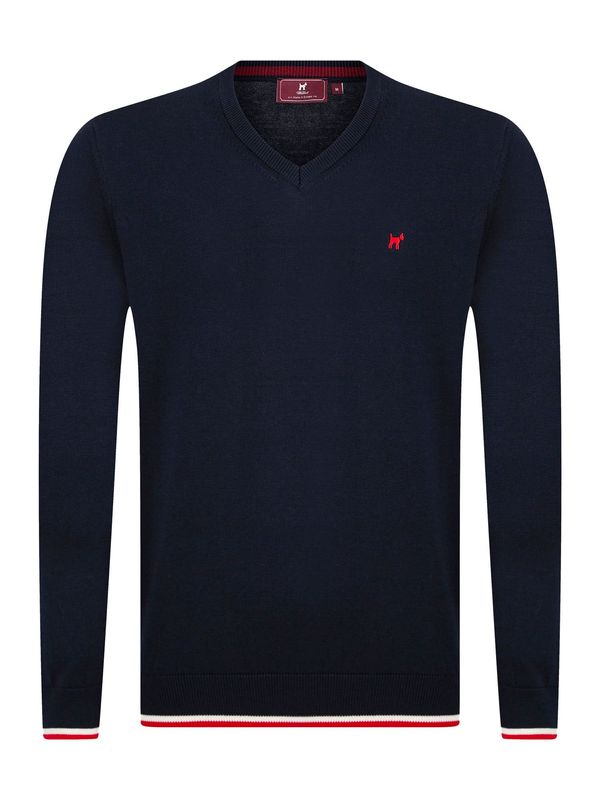 Williot Williot Pulover  mornarska / rdeča / bela