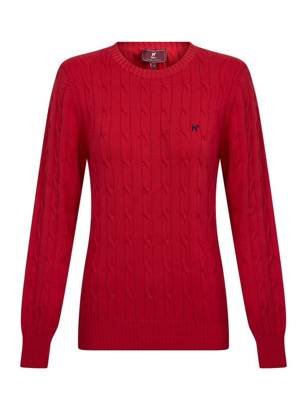 Williot Williot Pulover  rdeča / črna