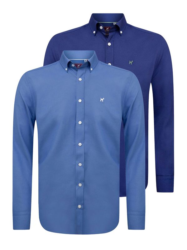 Williot Williot Srajca 'Oxford'  progasto modra