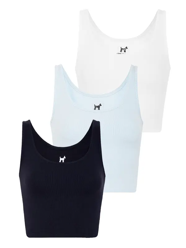 Williot Williot Top  marine / svetlo modra / bela