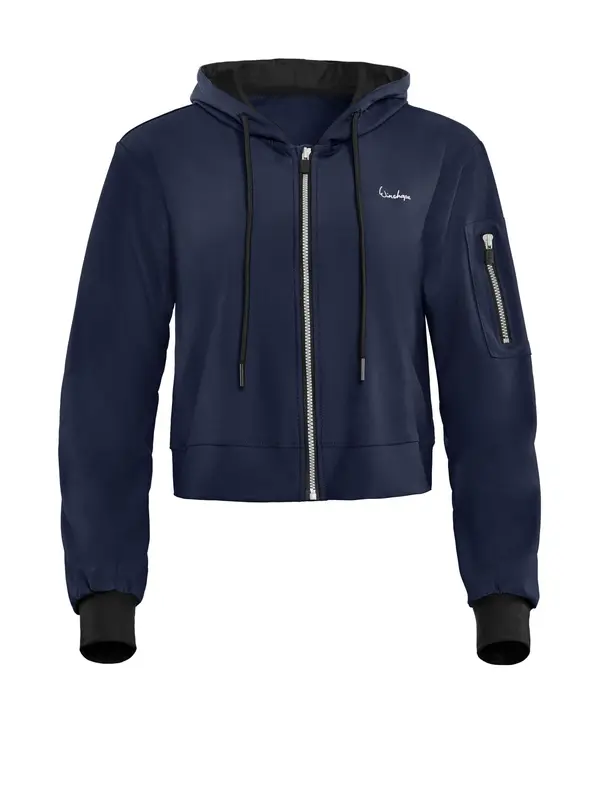 Winshape Winshape Športna jakna 'J009C'  antracit / črna / bela