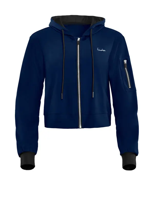 Winshape Winshape Športna jopa na zadrgo 'J009C'  temno modra