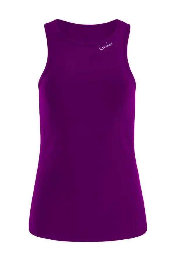 Winshape Winshape Športni top 'AET134LS'  temno liila / bela