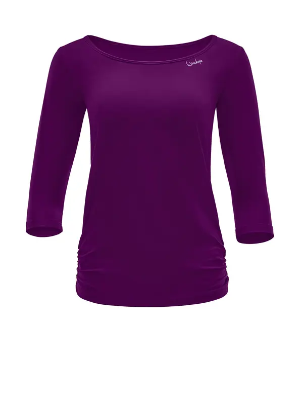 Winshape Winshape Športni top 'Aet139Ls'  sliva / bela