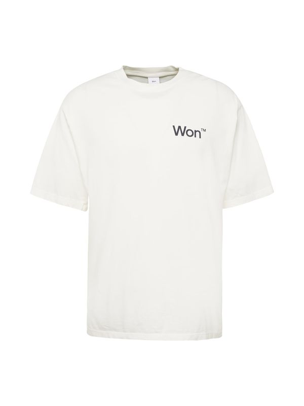 Won Hundred Won Hundred Majica  črna / bela