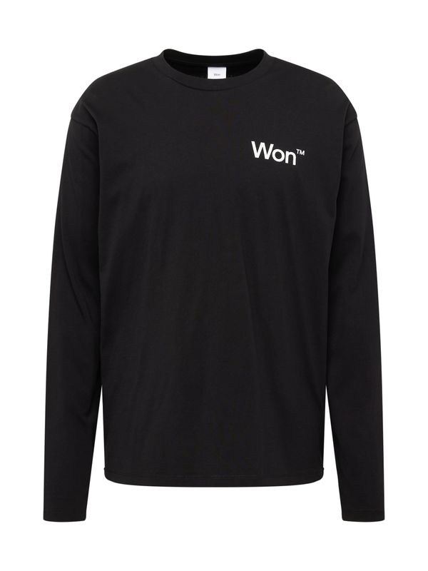 Won Hundred Won Hundred Majica  črna / bela