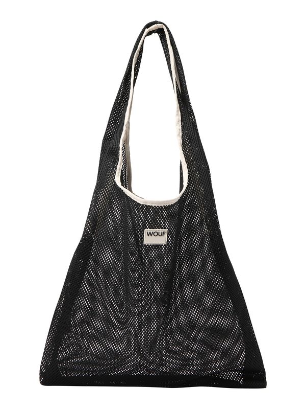 Wouf Wouf Nakupovalna torba 'Onyx'  črna
