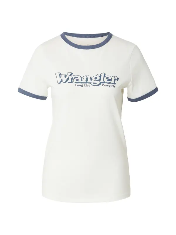 WRANGLER WRANGLER Majica  safir / bela